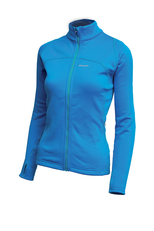 Mikina Power Lady Full Zip, modrá, zepředu