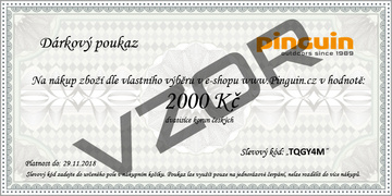 Gift card for 2000kč