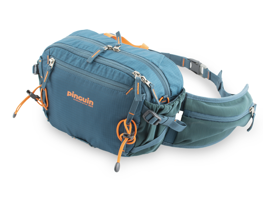 Hip bag - V-compression straps on the sides of the bag for a perfect fit to the body.