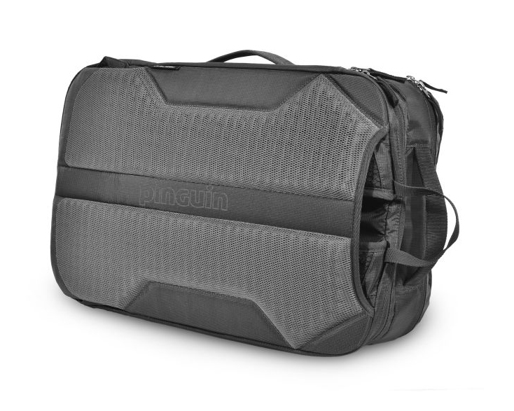 Integral 30 - Shoulder and lumbar straps can be hidden in the back of the backpack to create a bag.