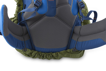 Raincover M - khaki backpack waistbelt attachment