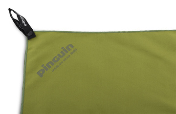 Micro towel logo yellow M detaI