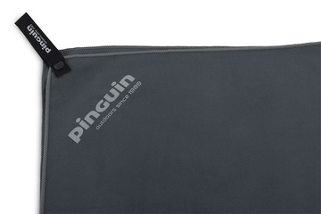 Micro towel logo grey M detail