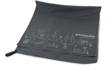 Micro towel map grey L celek