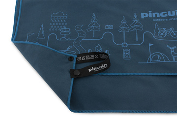 Micro towel map blue M loop2