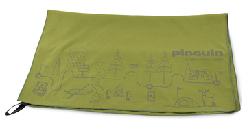 Micro towel map yellow XL detail