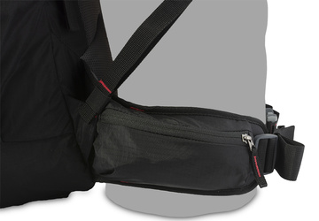 Walker 50 black right hipbelt pocket