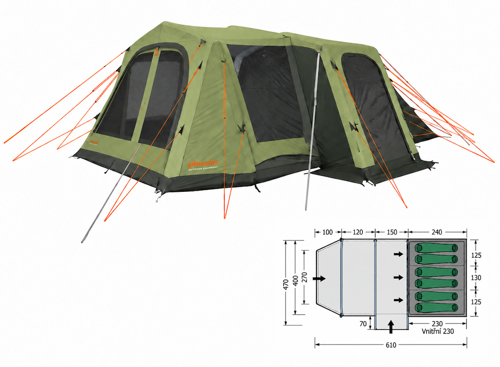 Grande 6 Airtube + groundplan