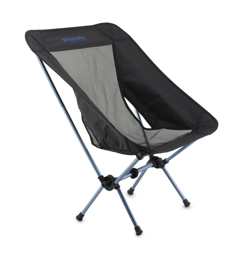 Pocket chair black-blue